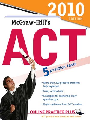 cover image of McGraw-Hill's ACT, 2010 Edition